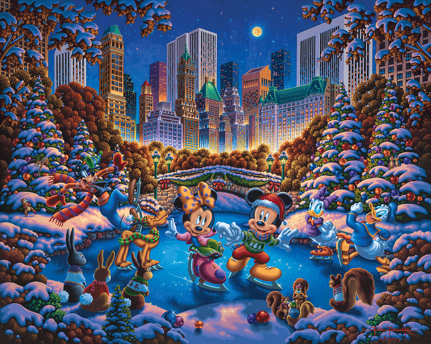 Mickey and Friends Skating in Central Park – 30