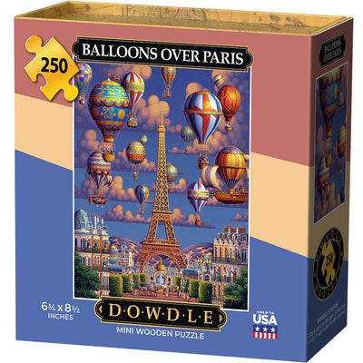 Balloons Over Paris - Mini Puzzle - 250 Piece