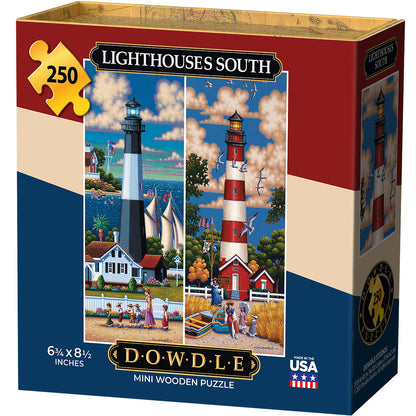 Lighthouses South - Mini Puzzle - 250 Piece