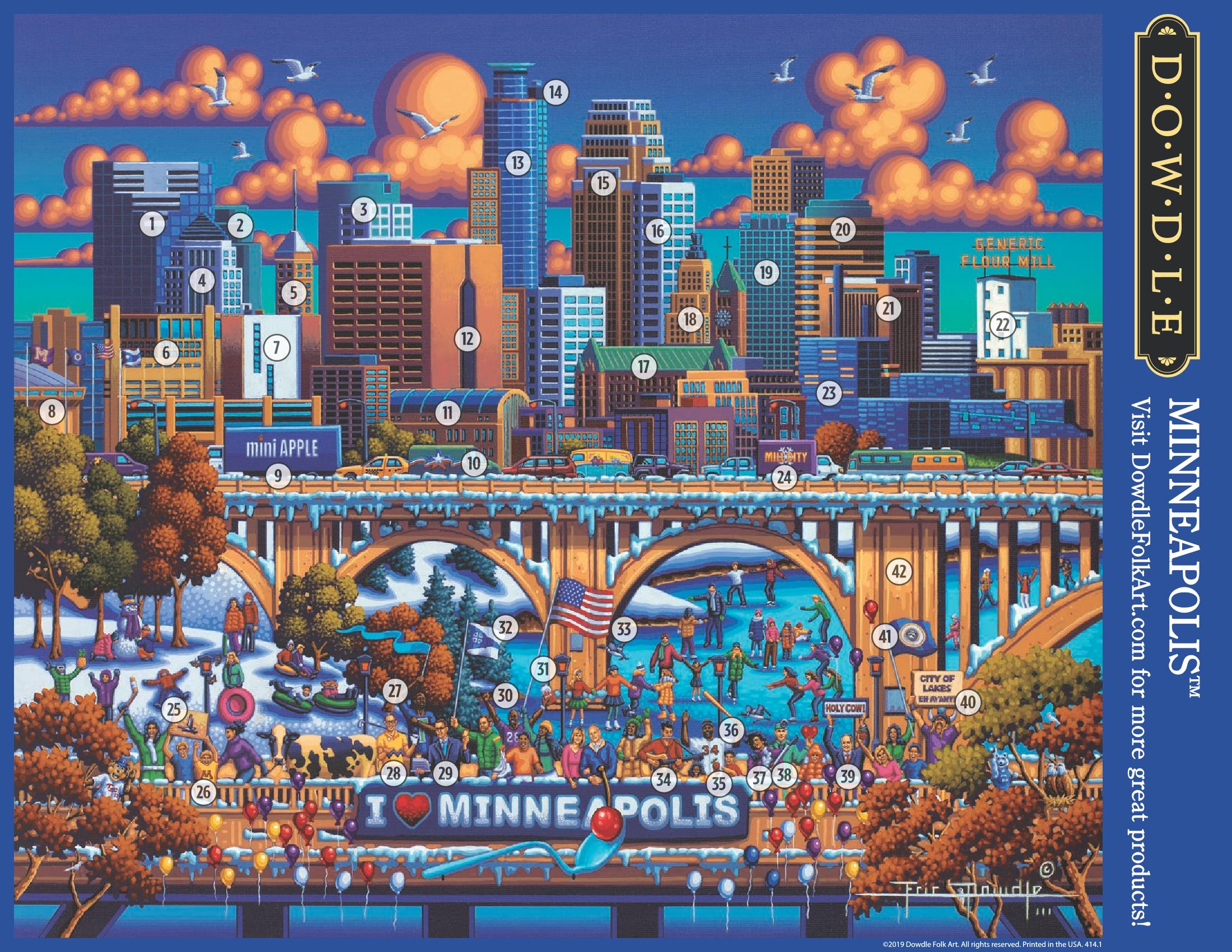 Minneapolis Canvas Gallery Wrap