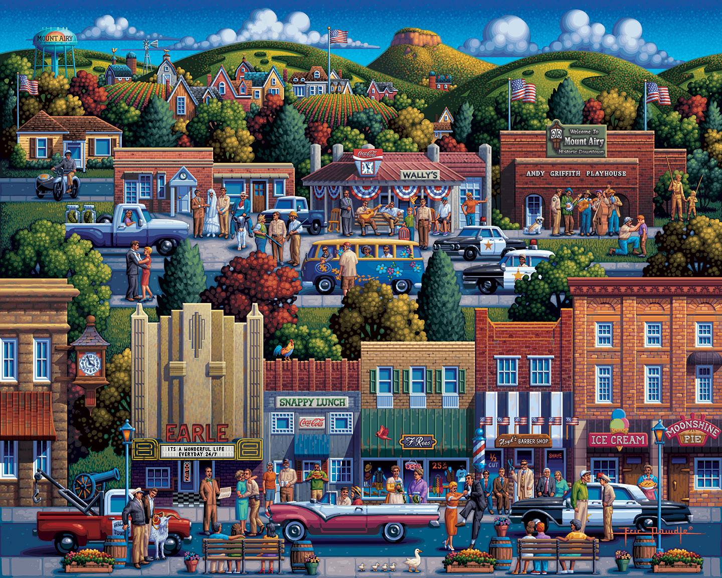 Mt. Airy, Mayberry | 210 Piece Personal Puzzle