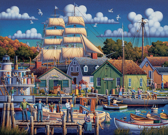 Mystic Seaport - Mini Puzzle - 250 Piece