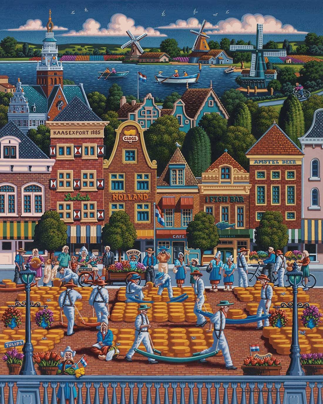 Netherlands Canvas Gallery Wrap