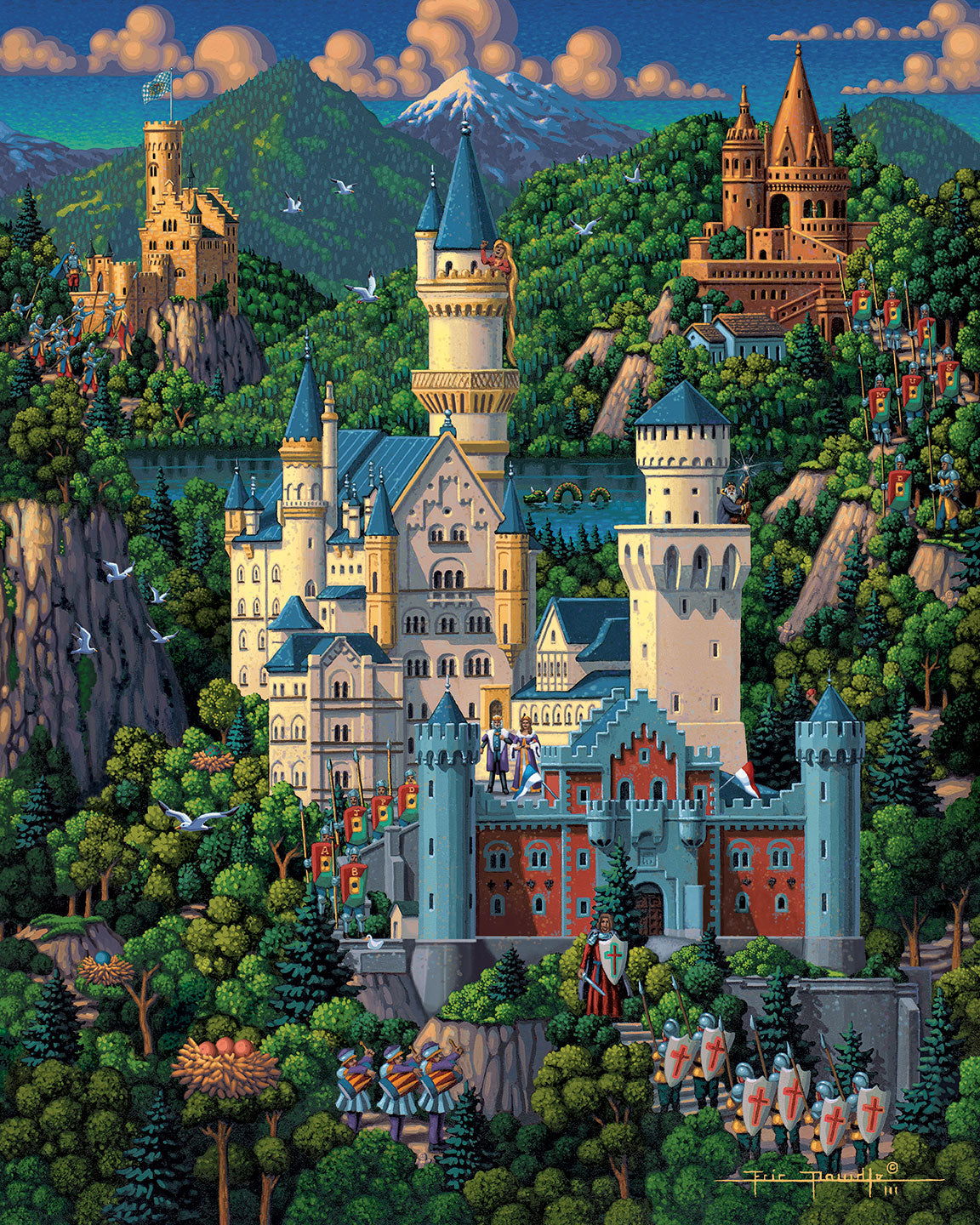 Neuschwanstein Castle | Canvas Print | top Wall Art | Germany | Art Print | Home Décor