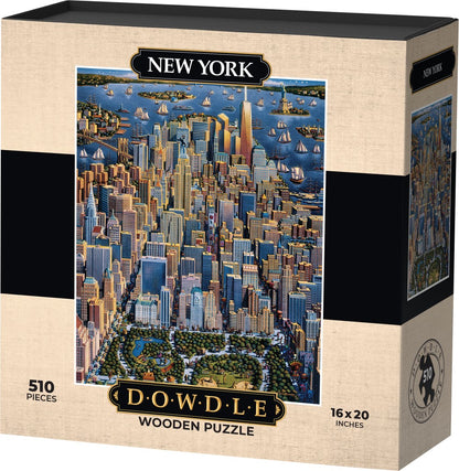 New York - Wooden Puzzle
