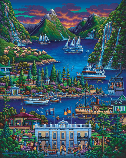 New Zealand South - Wooden Puzzle