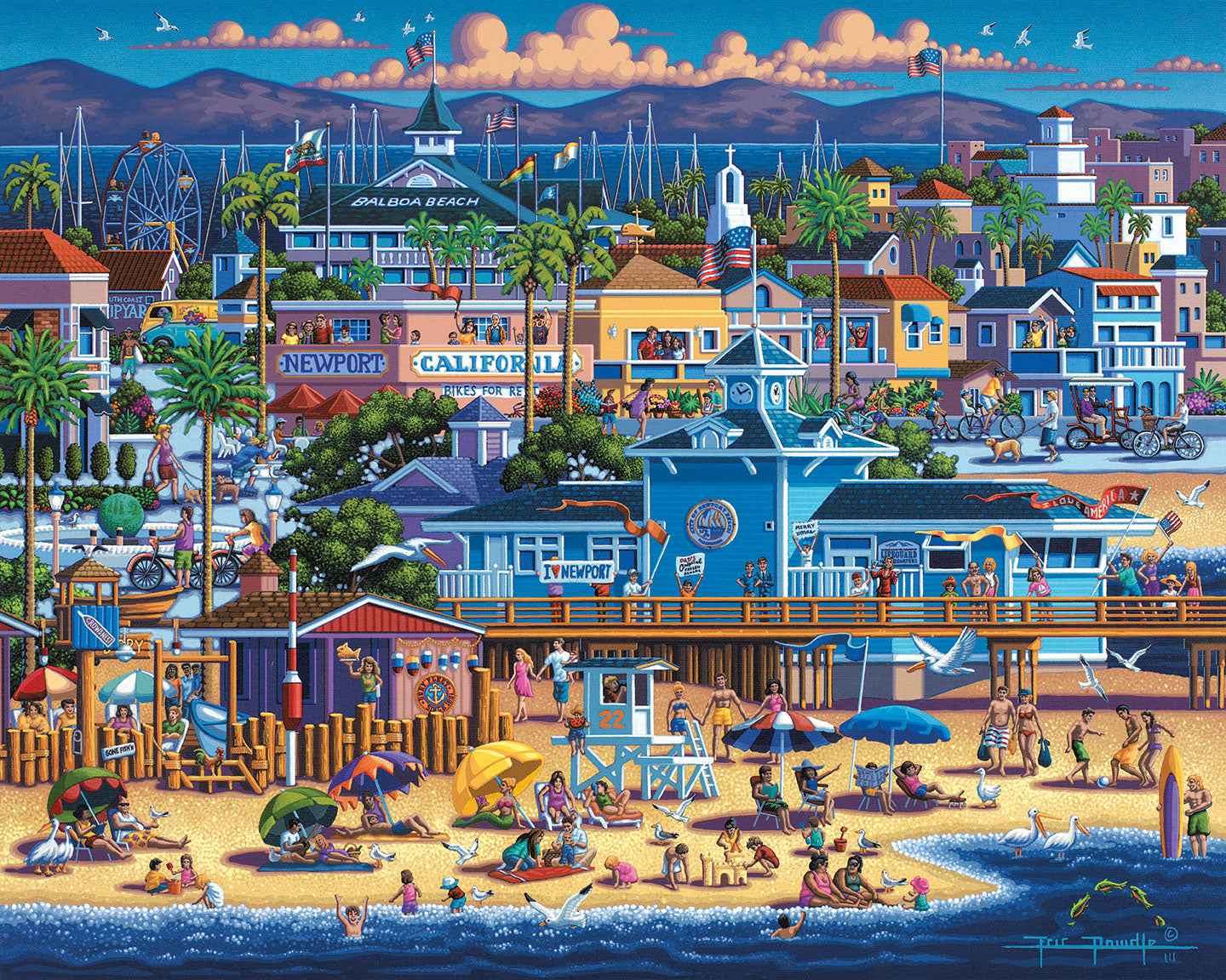 Newport Beach | 210 Piece Personal Puzzle