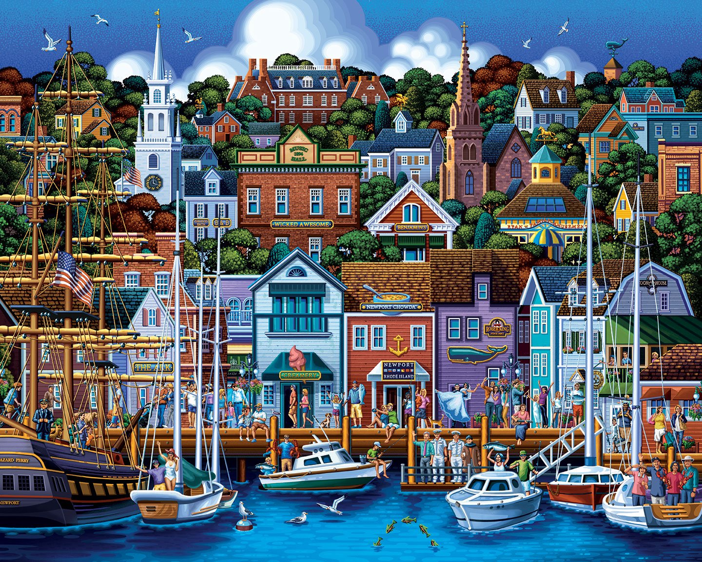 Newport RI Canvas Gallery Wrap