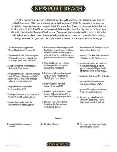 Newport Beach - Mini Puzzle - 250 Piece