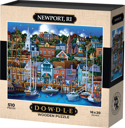Newport, RI - Wooden Puzzle