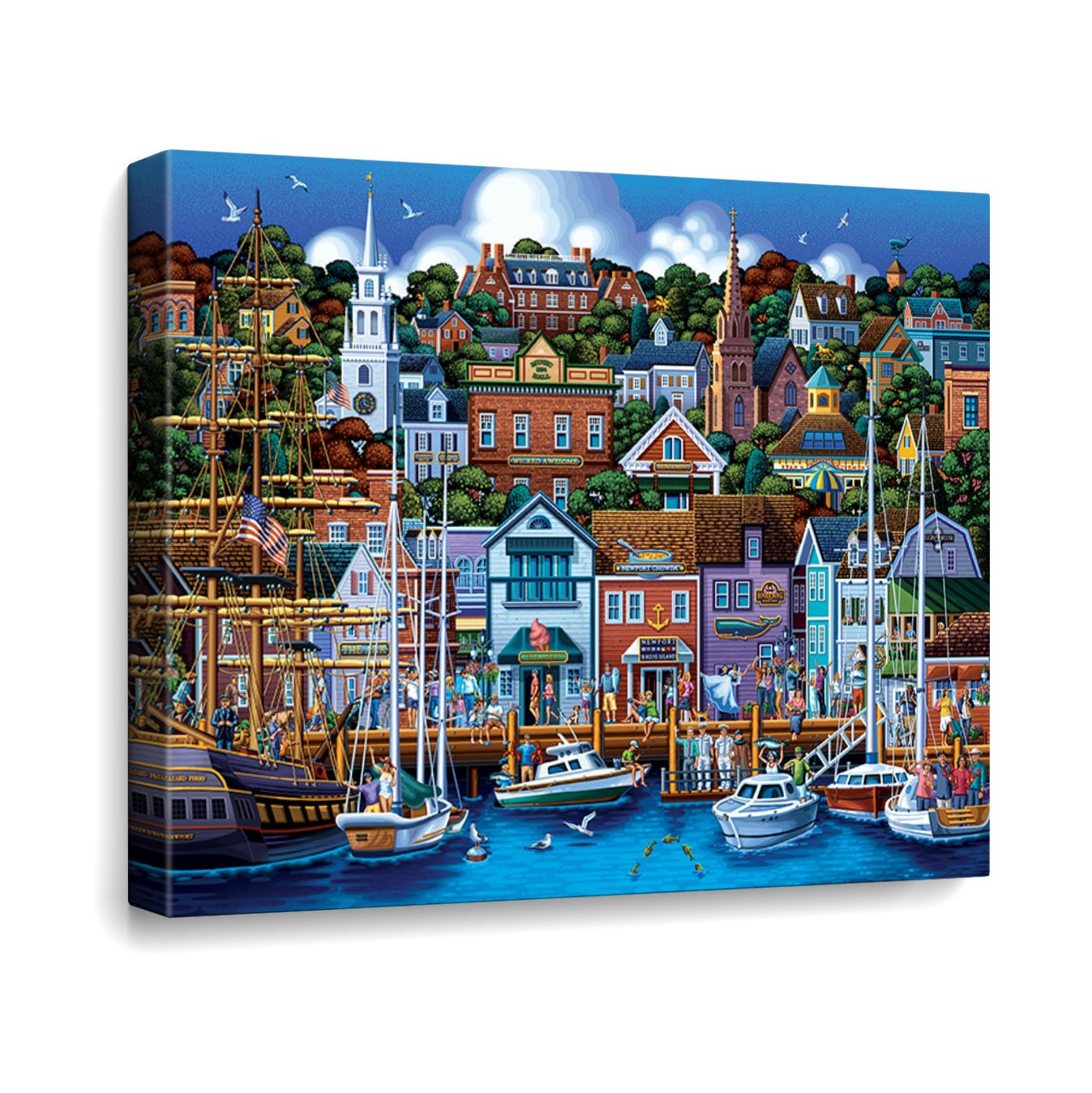 Newport RI Canvas Gallery Wrap
