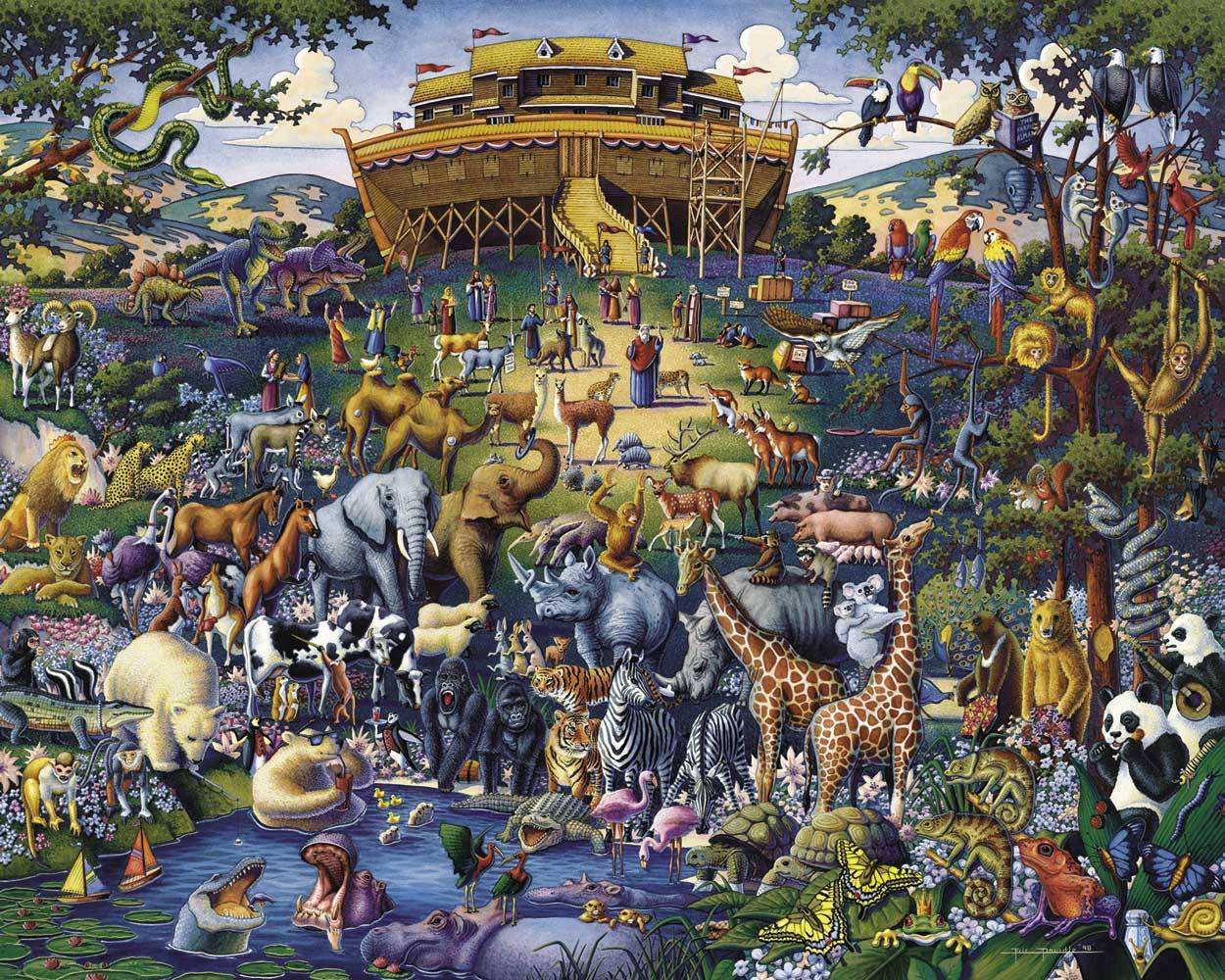 Noah's Ark - Mini Puzzle - 250 Piece