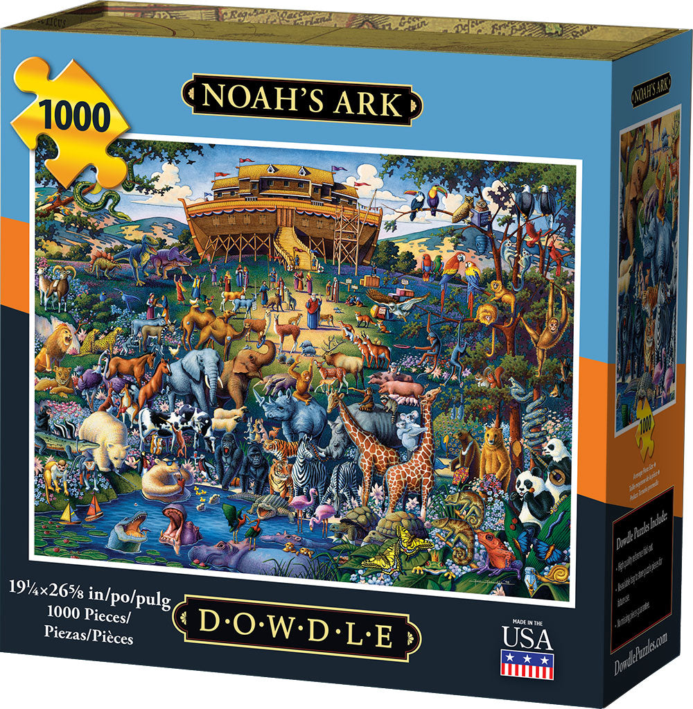 Noah's Ark - 1000 Piece Dowdle Jigsaw Puzzle – Boardwalk Puzzles