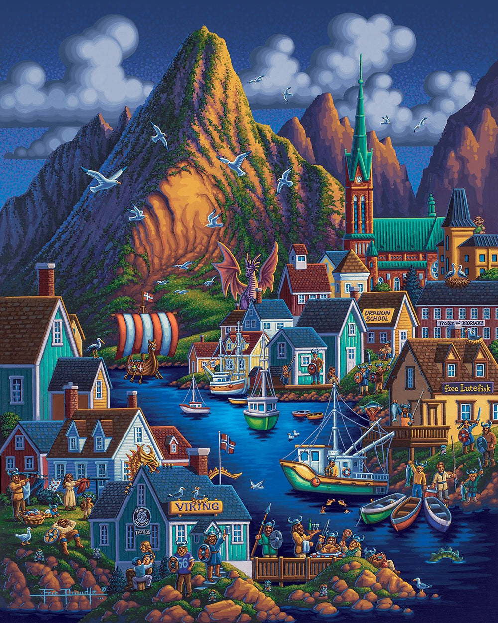 Norway Canvas Gallery Wrap