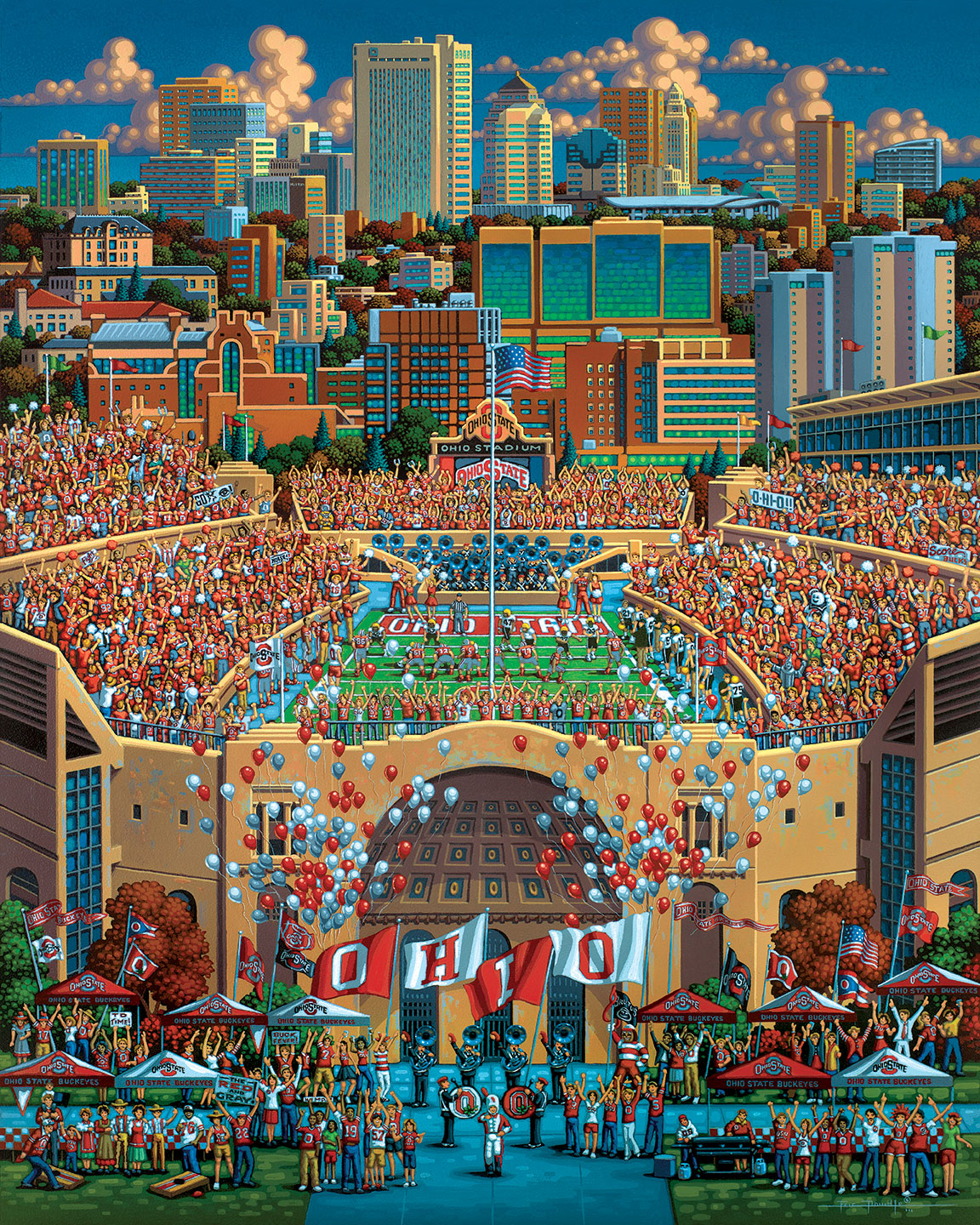 The Ohio State Buckeyes Fine Art