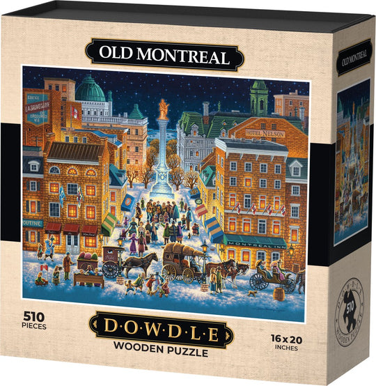 Old Montreal - Wooden Puzzle