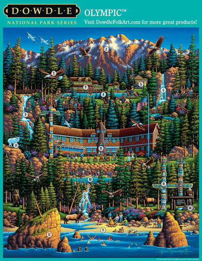 Olympic National Park - Mini Puzzle - 250 Piece