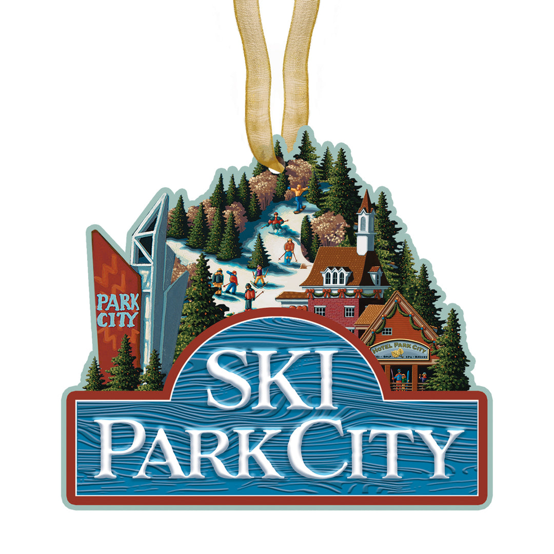 Ski Park City - Ornament