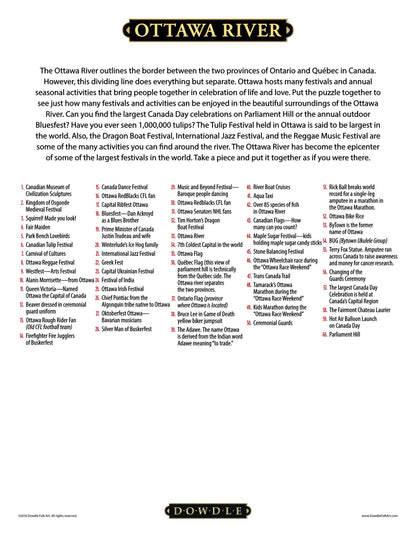 Ottawa River Canvas Gallery Wrap