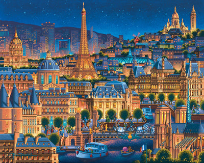 Paris City of Light - Mini Puzzle - 250 Piece