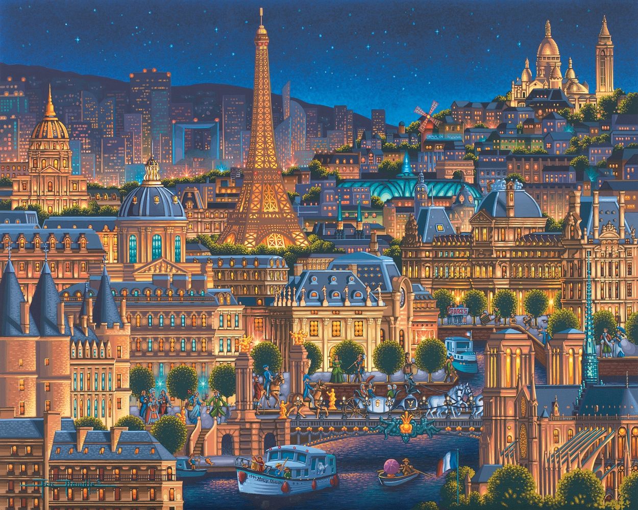 Paris City of Lights | 210 Piece Personal Puzzle