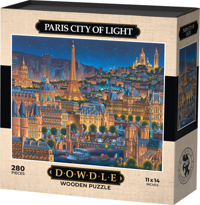 Paris City of Light - Wooden Puzzle