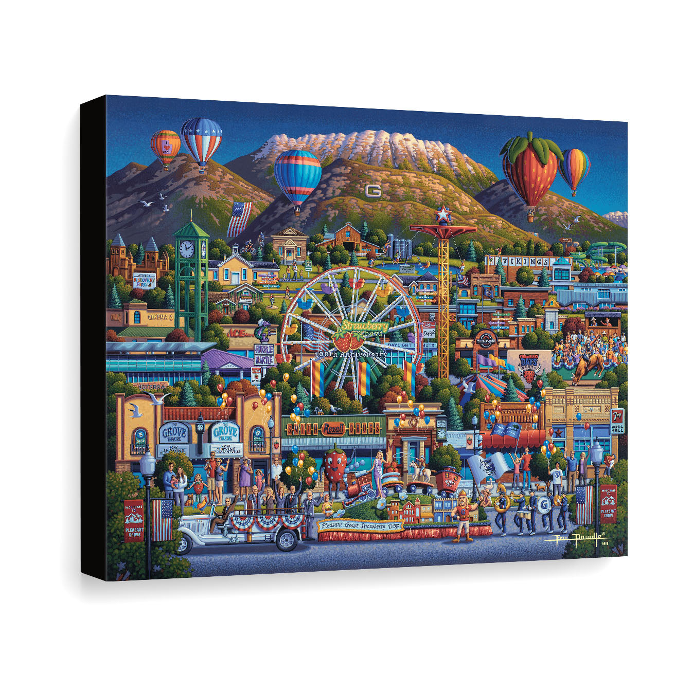 Pleasant Grove - Canvas Gallery Wrap