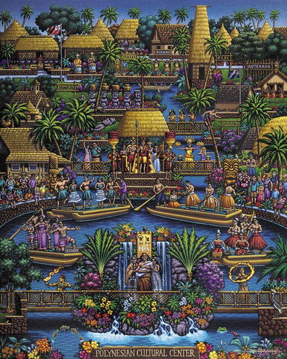 Polynesian Cultural Center Canvas Gallery Wrap