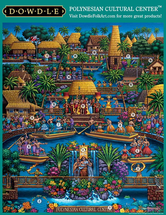 Polynesian Cultural Center Canvas Gallery Wrap