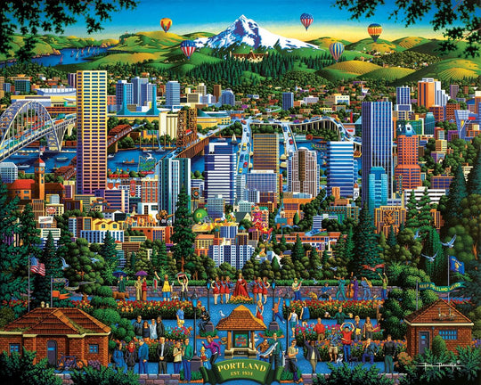 Portland City of Roses - Personal Puzzle - 210 Piece