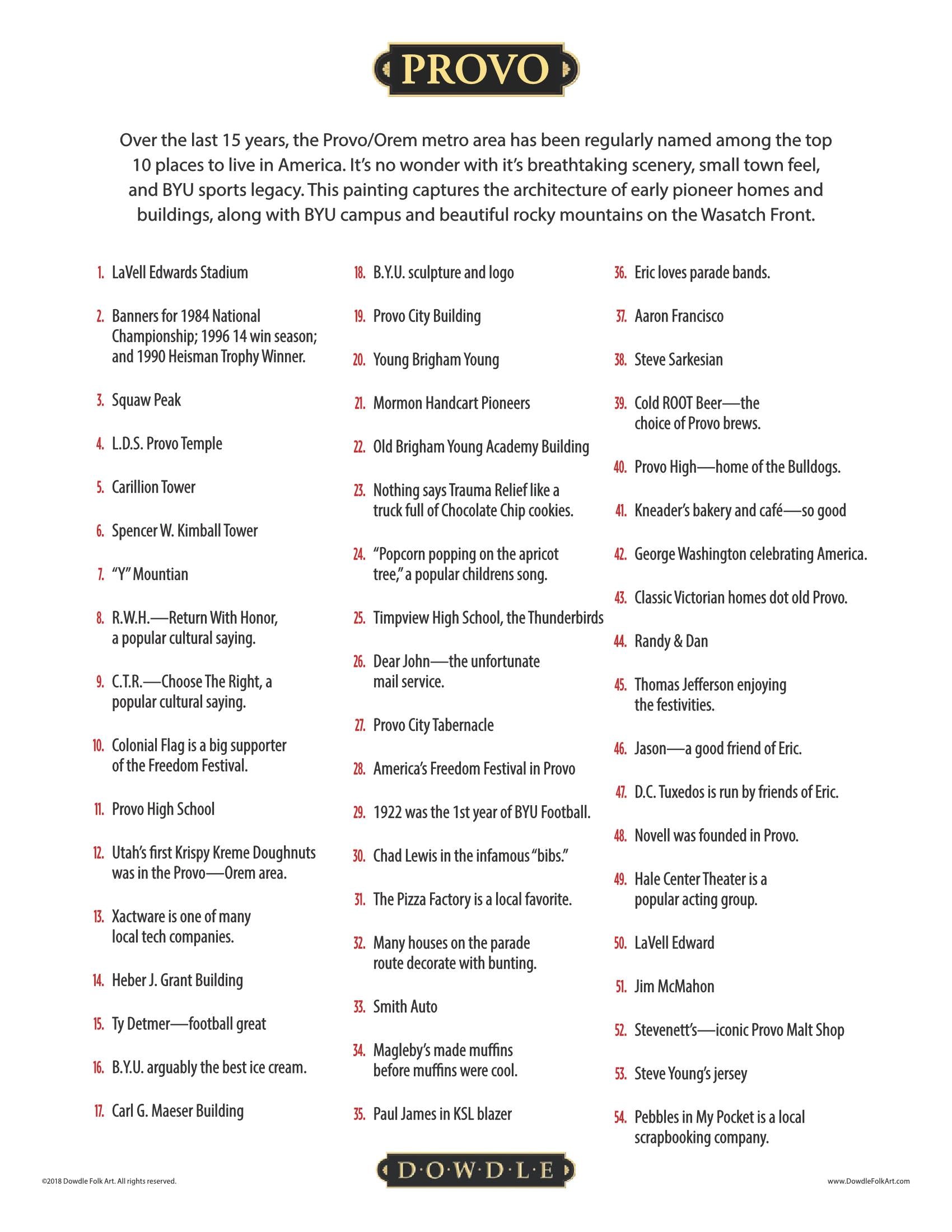 Provo Canvas Gallery Wrap