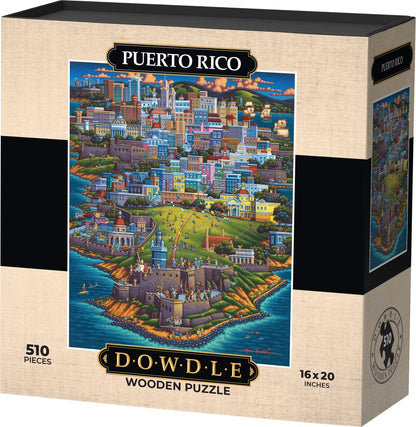 Puerto Rico - Wooden Puzzle