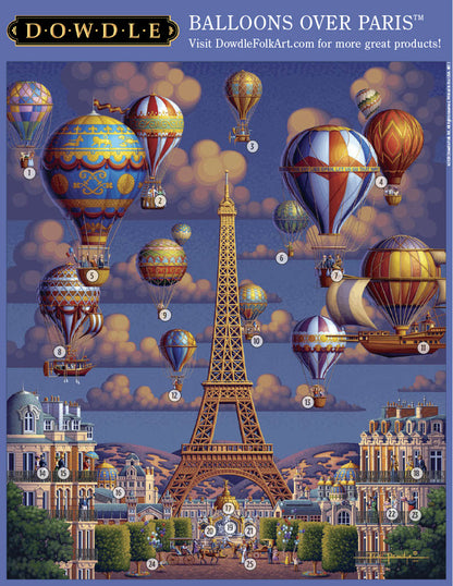 Balloons Over Paris Fine Art