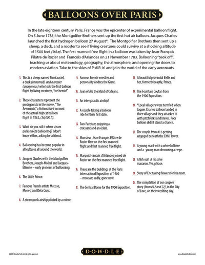 Balloons Over Paris - Mini Puzzle - 250 Piece