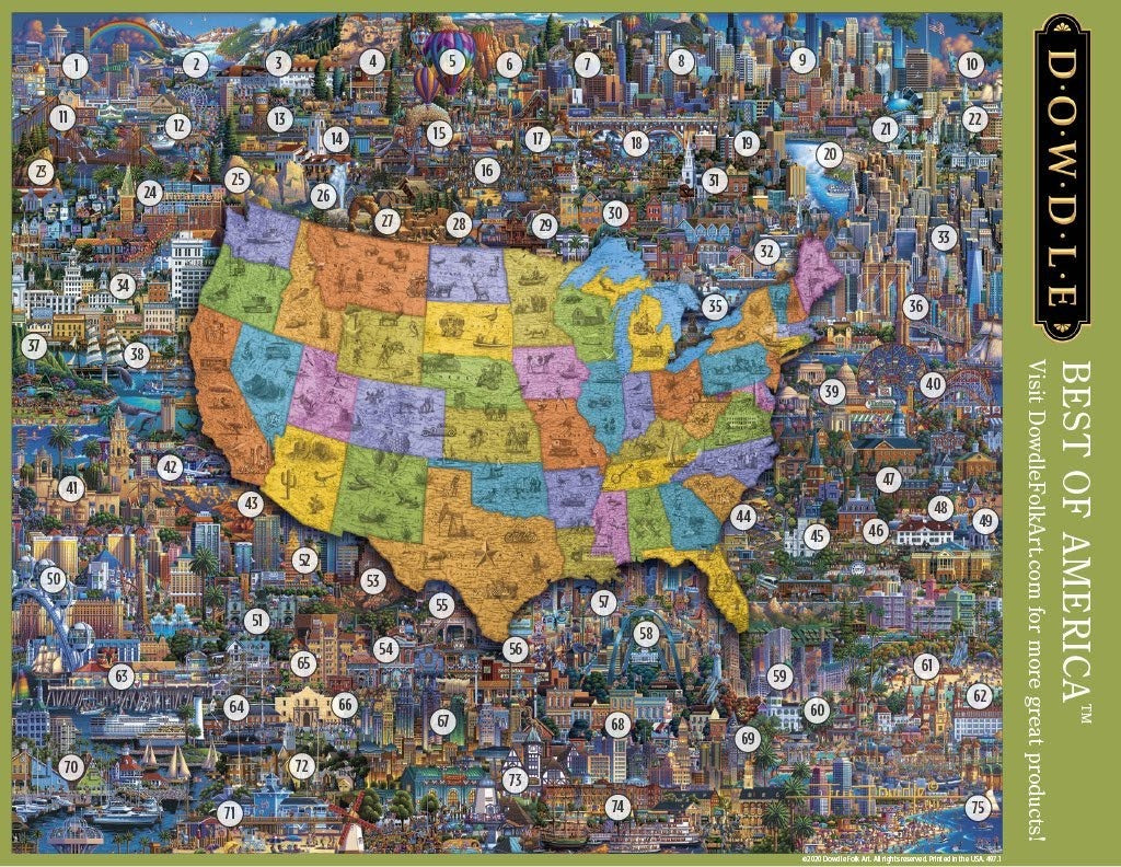 Best of America - 500 Piece