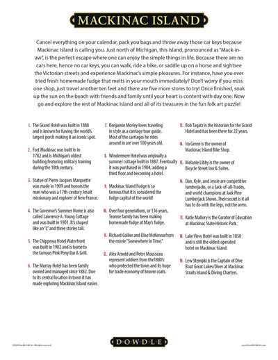 Mackinac Island - Mini Puzzle - 250 Piece