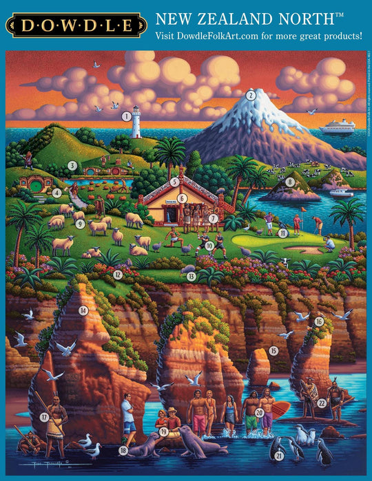 New Zealand North - Mini Puzzle - 250 Piece