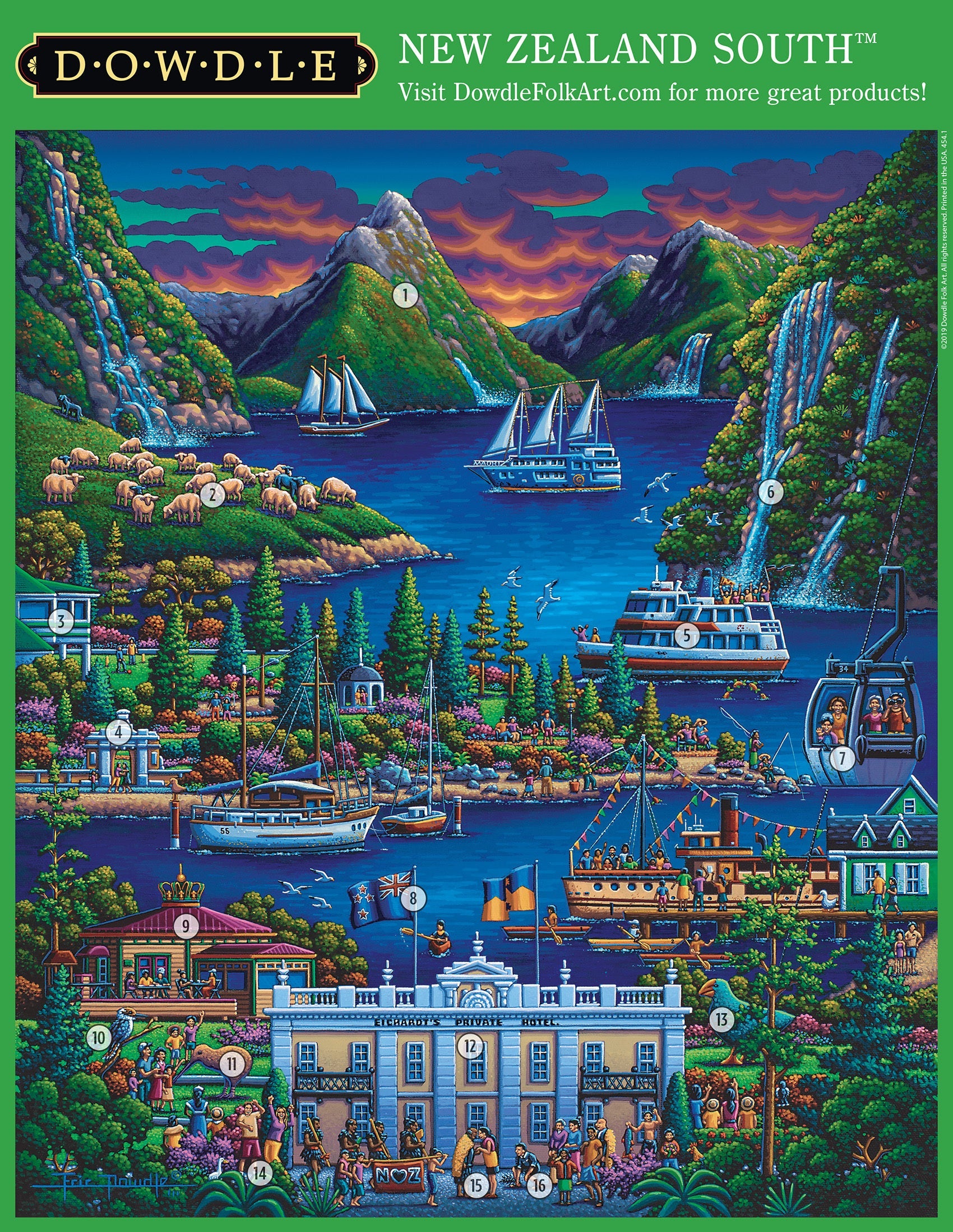New Zealand South - Mini Puzzle - 250 Piece