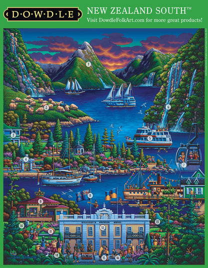 New Zealand South - Mini Puzzle - 250 Piece