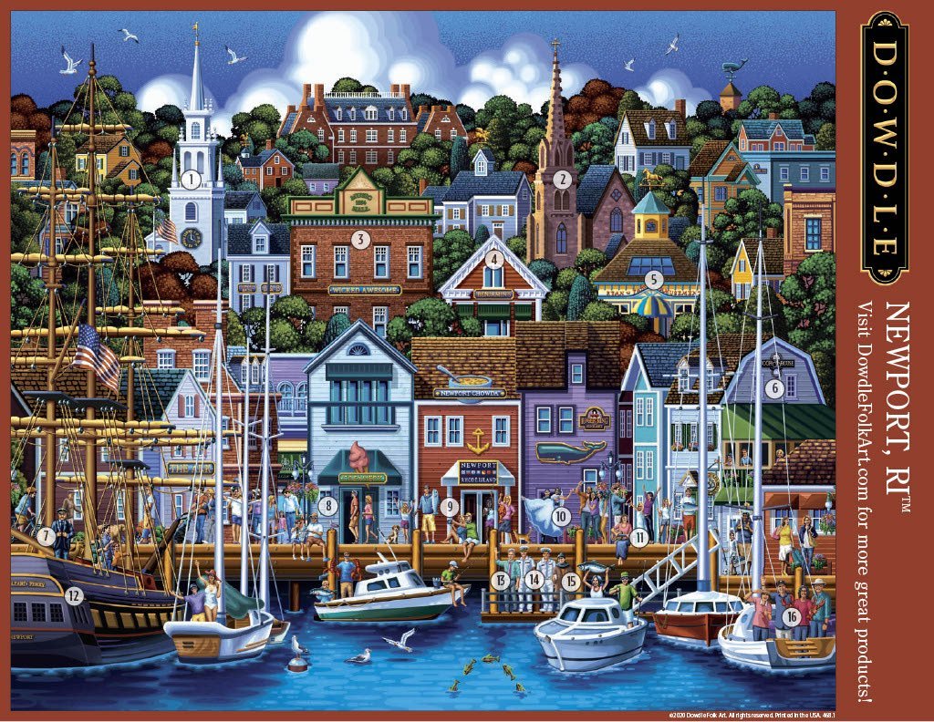 Newport R.I. - Mini Puzzle - 250 Piece
