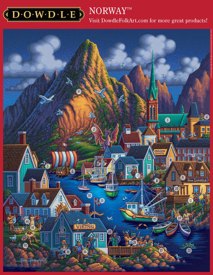 Norway - Mini Puzzle - 250 Piece