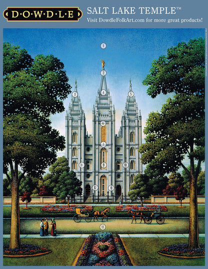 Salt Lake Temple - Mini Puzzle - 250 Piece