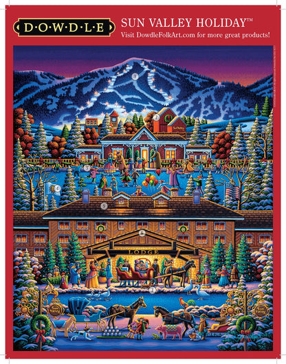 Sun Valley Holiday - Mini Puzzle - 250 Piece
