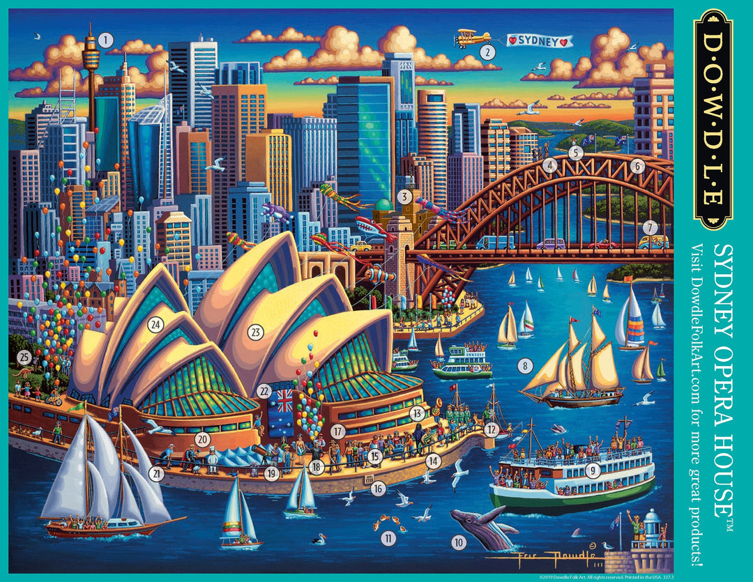 Sydney Opera House - Mini Puzzle - 250 Piece