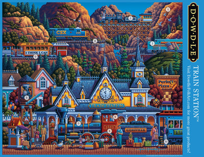 Train Station - Mini Puzzle - 250 Piece
