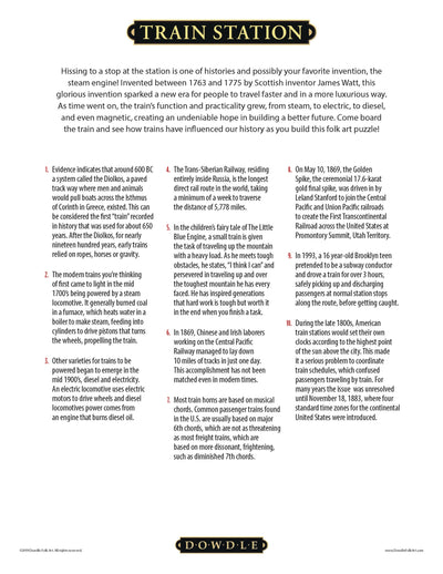 Train Station - Mini Puzzle - 250 Piece