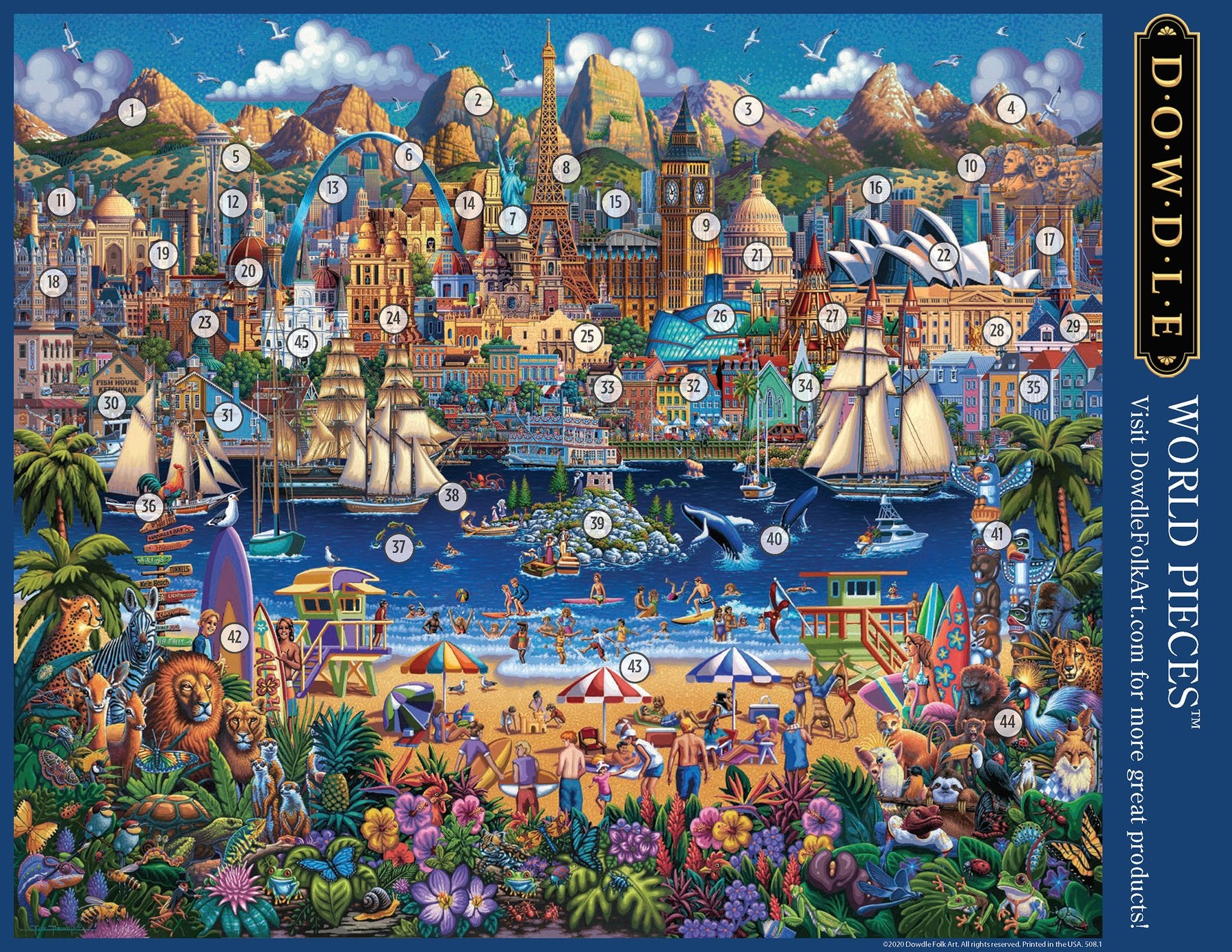 World Pieces - Mini Puzzle - 250 Piece