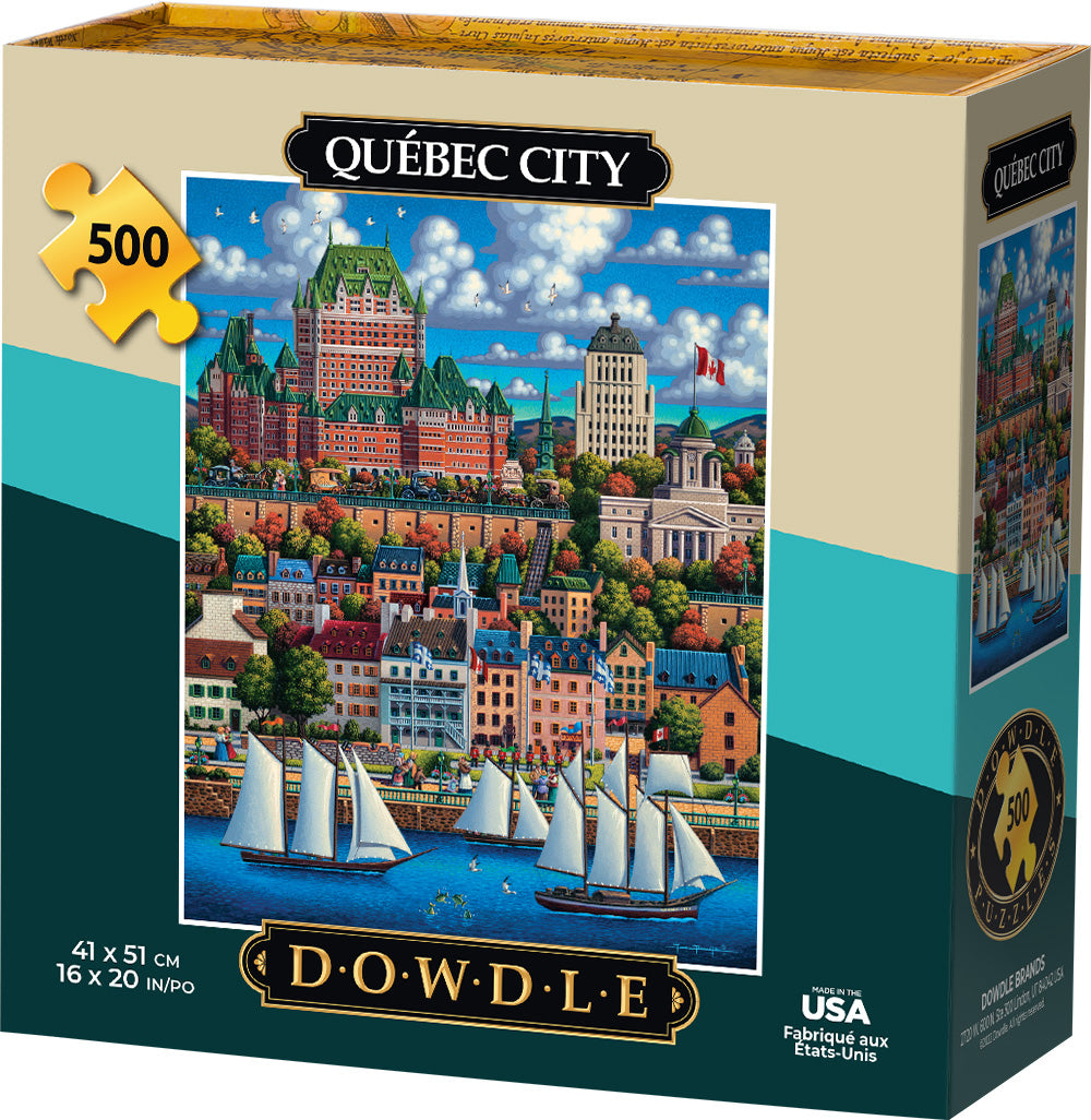 Quebec City - 500 Piece – Boardwalk Puzzles