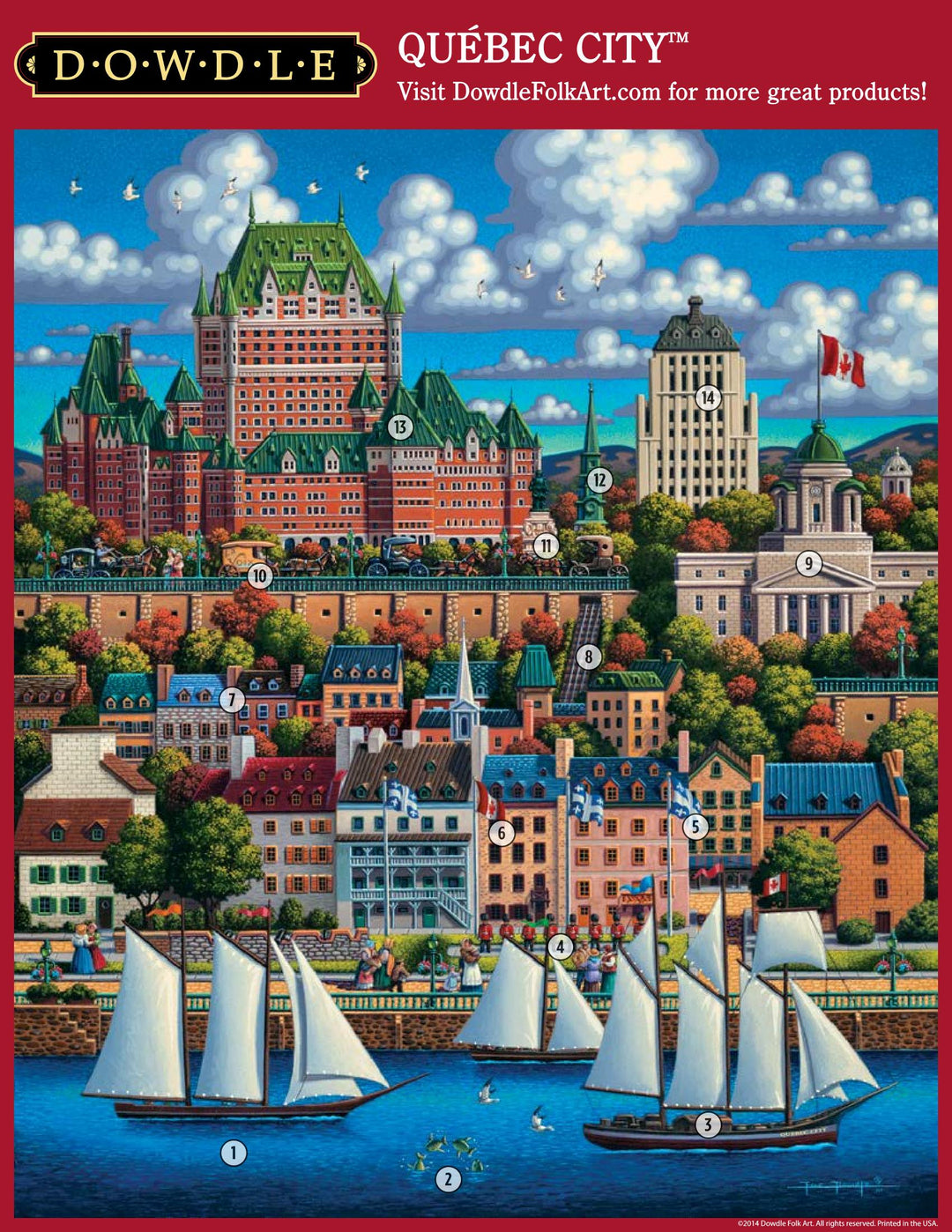 Quebec City Canvas Gallery Wrap