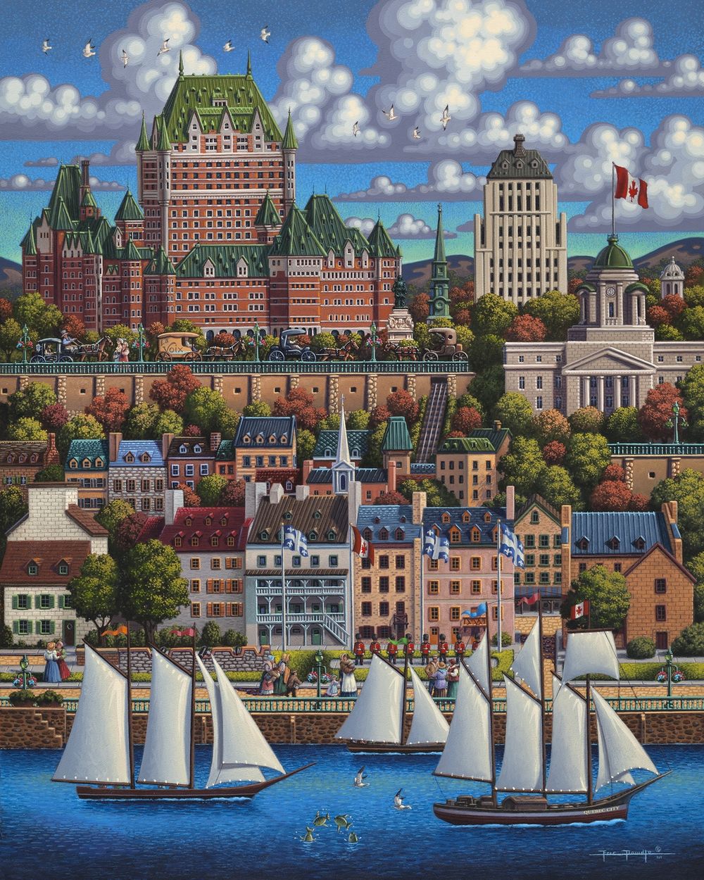 Québec City - Wooden Puzzle